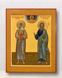 Икона «Мария Дивеевская и Андрей Первозванный» Балашиха
